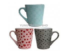 V-SHAPED SMALL CERAMIC CUP 8*8.5CM 